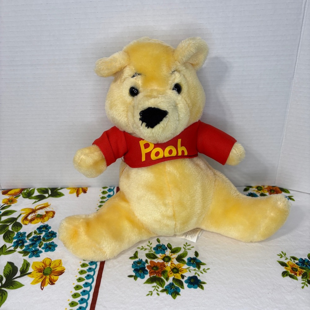 Vintage Walt Disney Winnie the Pooh Bear Plush Sears Made in Korea